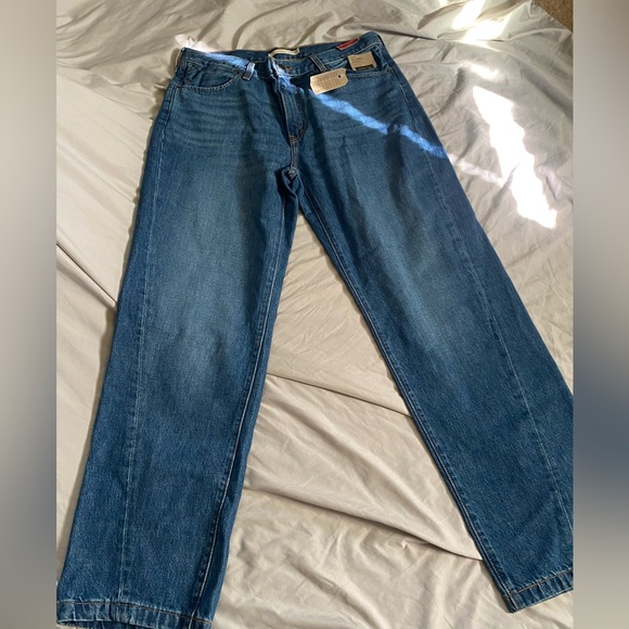 Levi's 94 baggy Blue Straight Leg Jeans size 31 - Picture 7 of 10